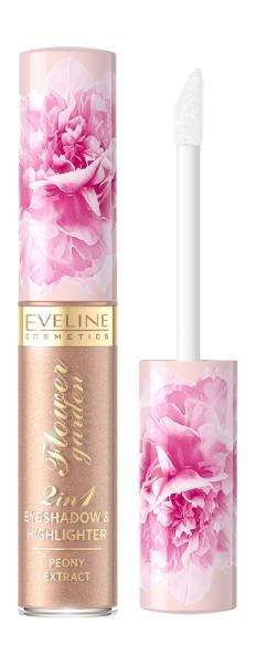 Eveline Flower Garden Waterproof 2-in-1 Eyeshadow Жидкие тени для век | 02